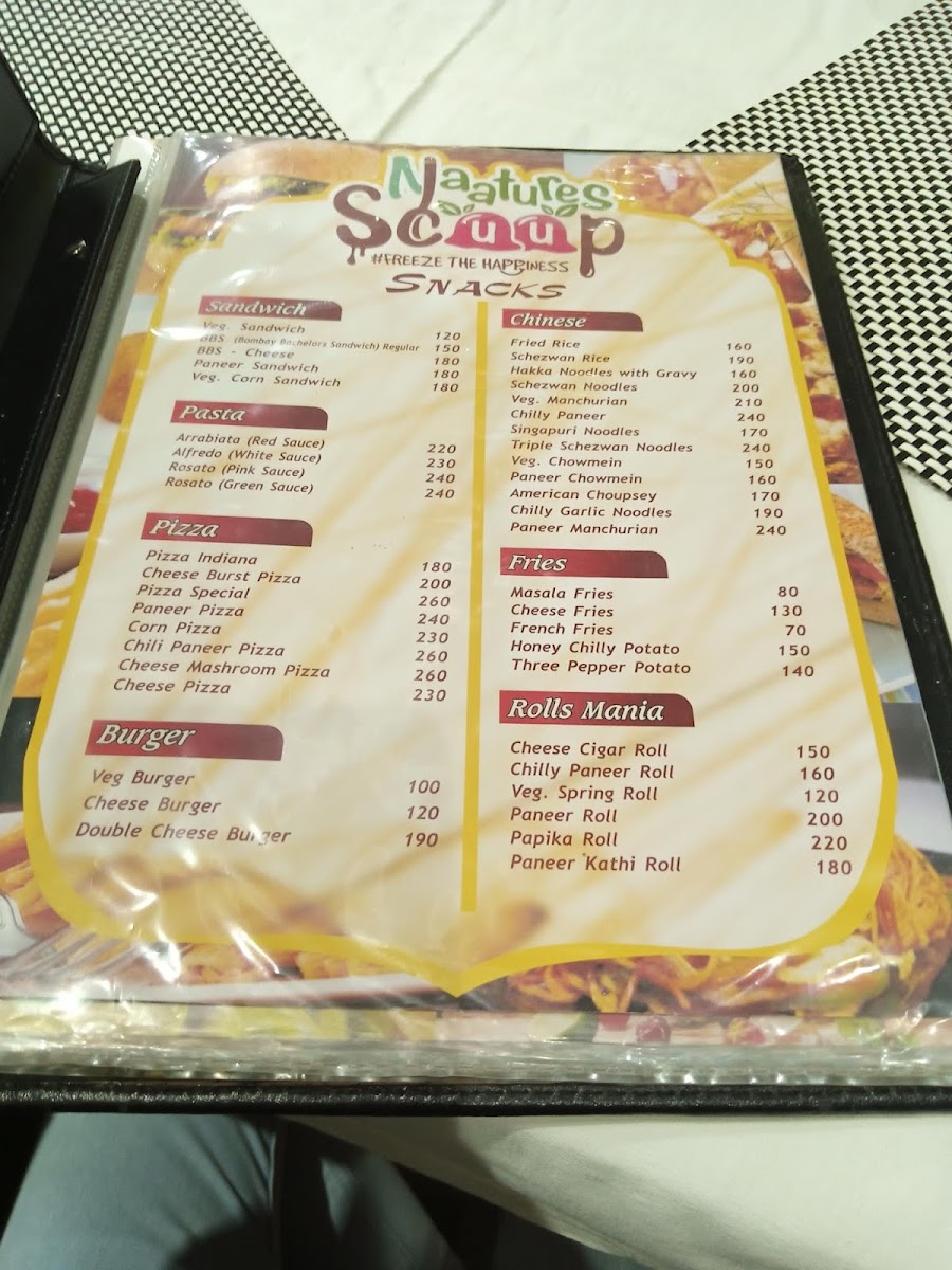 Menu Naatures Scoop-7