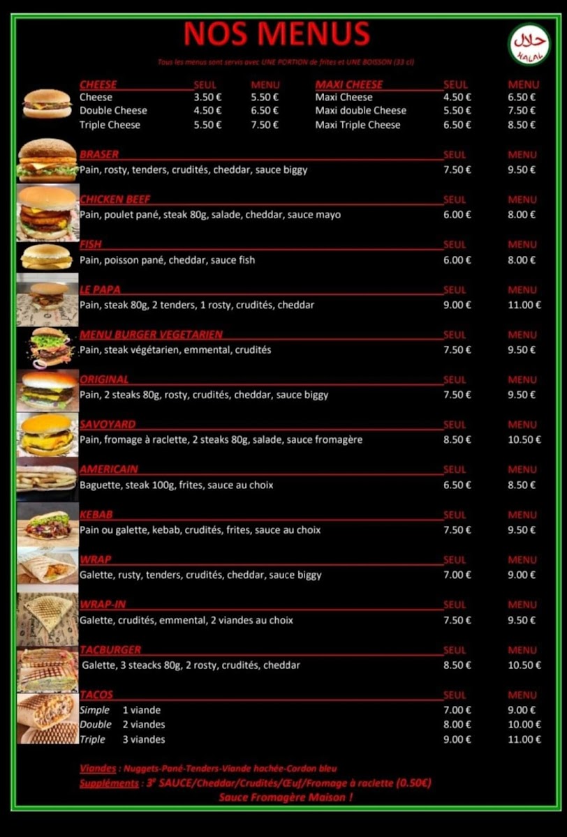 Menu Nacool-1