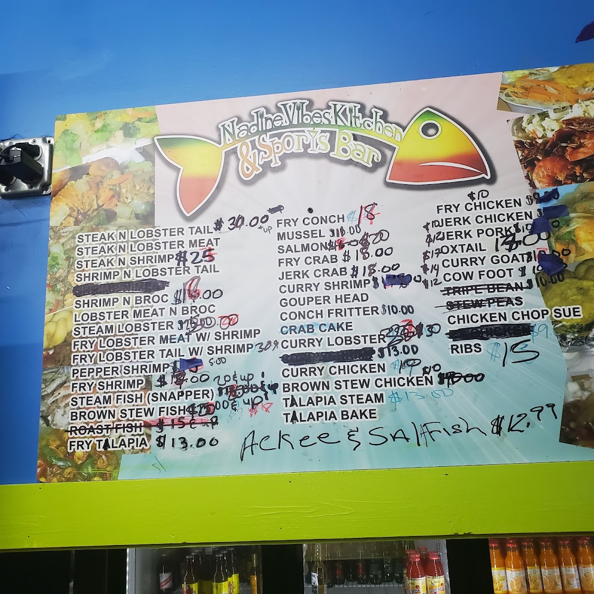 Menu Nadine Vibes Kitchen & Sports Bar-1