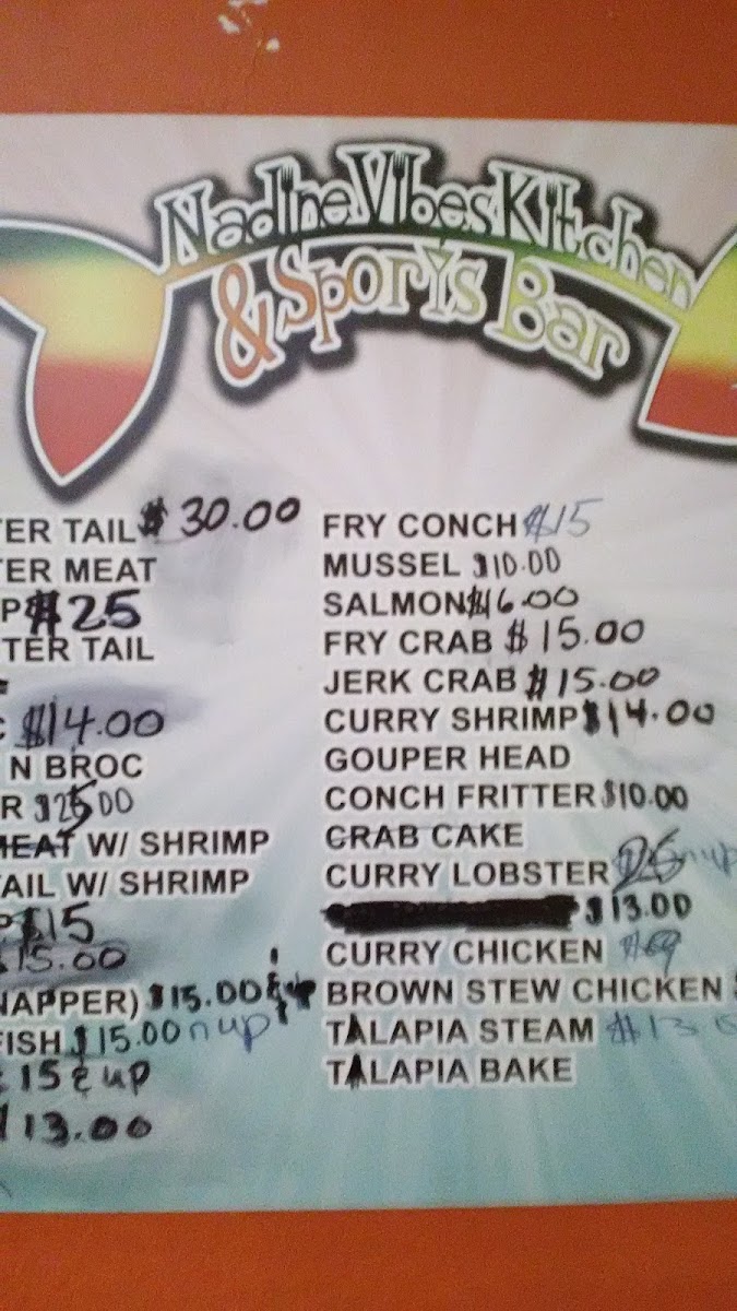 Menu Nadine Vibes Kitchen & Sports Bar-5