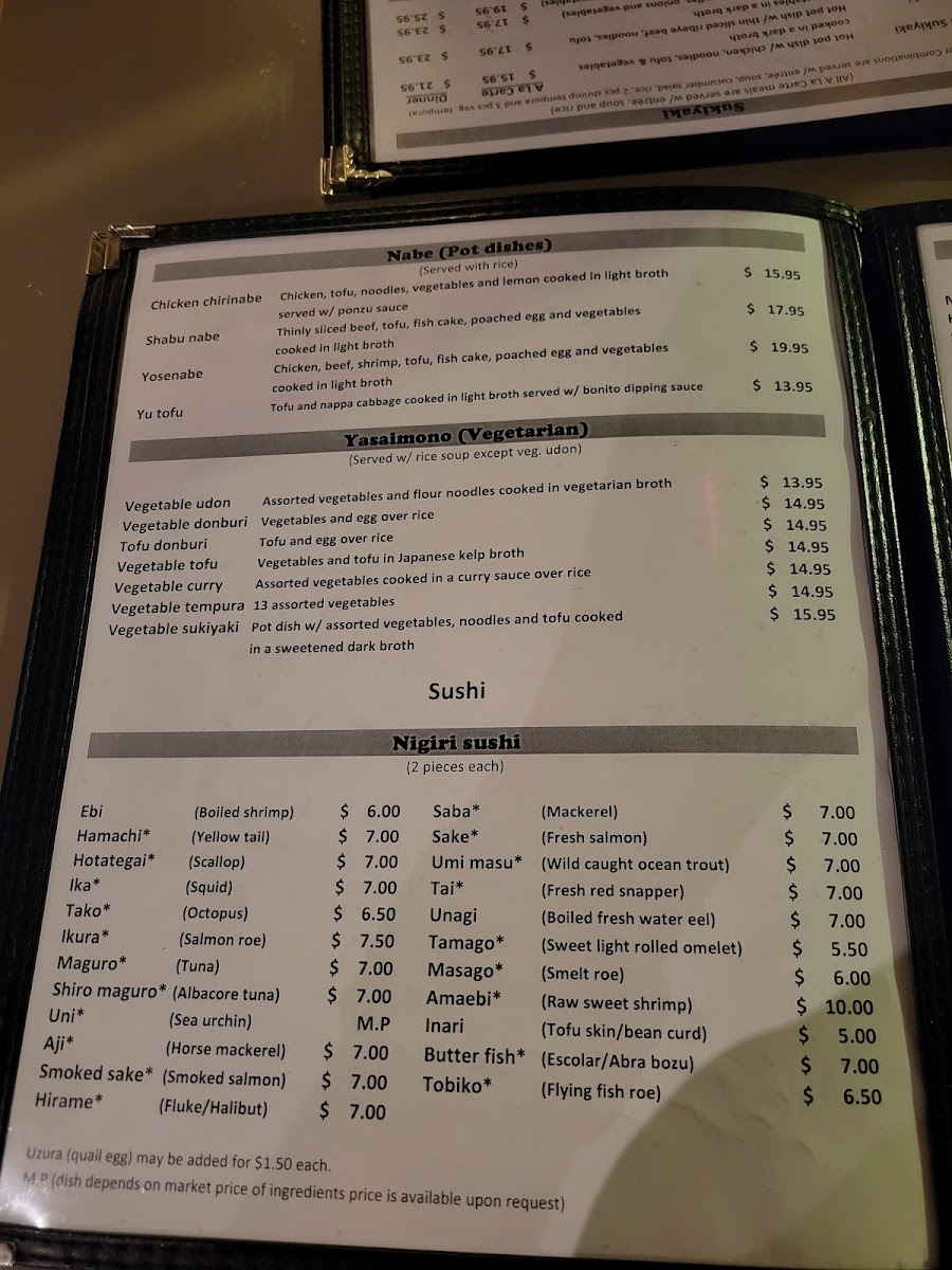 Menu Nagato Sukiyaki-5