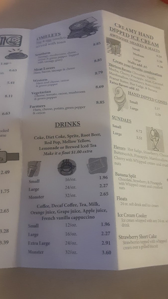 Menu Nagle's Top Dog & Malt Shoppe-2