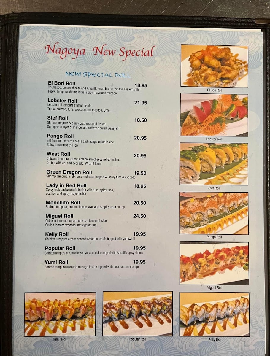 Menu Nagoya Sushi & Tiki Bar Condado-3
