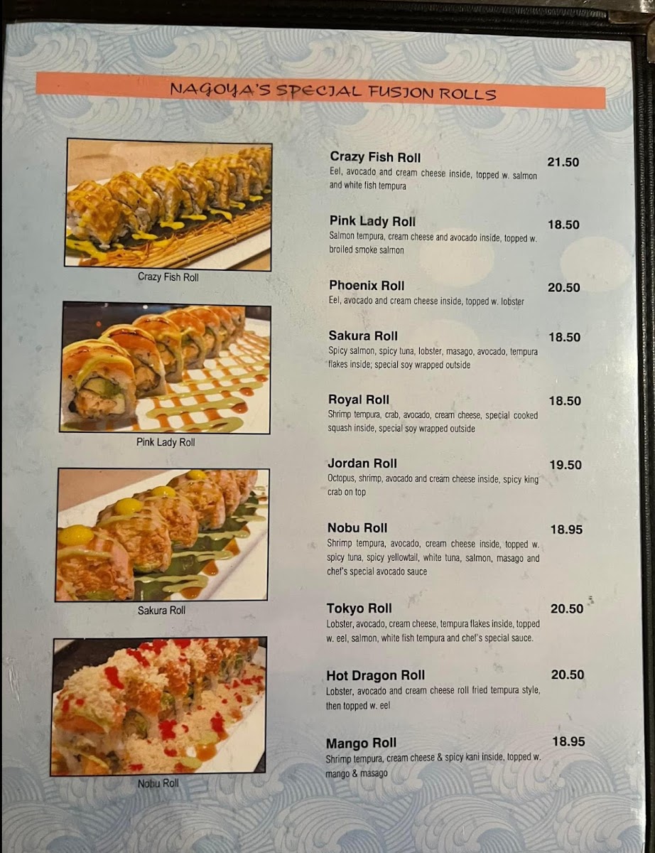 Menu Nagoya Sushi & Tiki Bar Condado-5