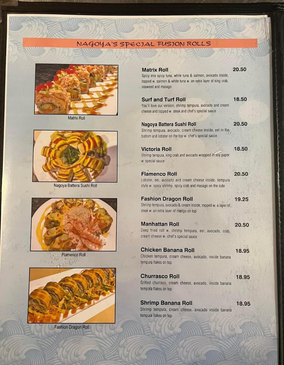 Menu Nagoya Sushi & Tiki Bar Condado-6