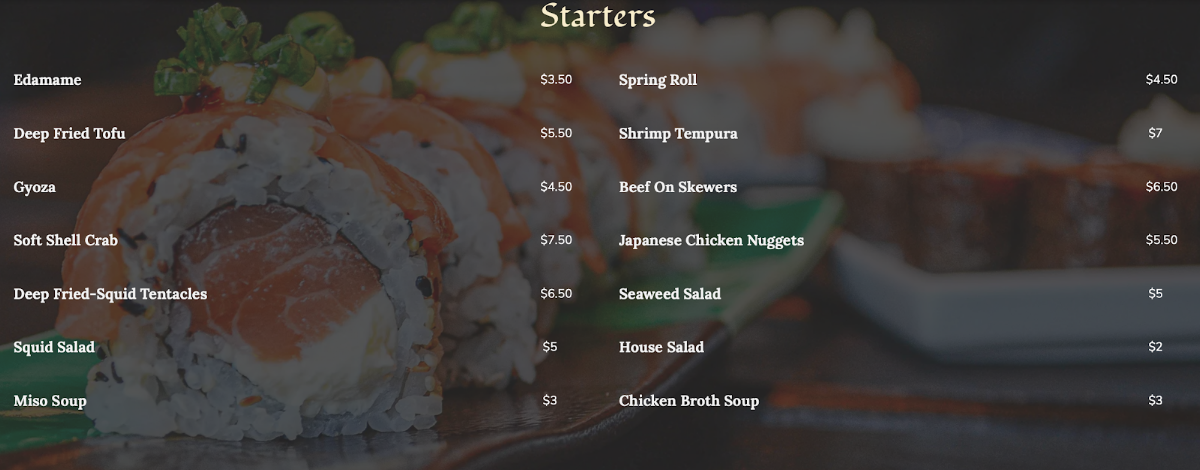 Menu Nagoya-9