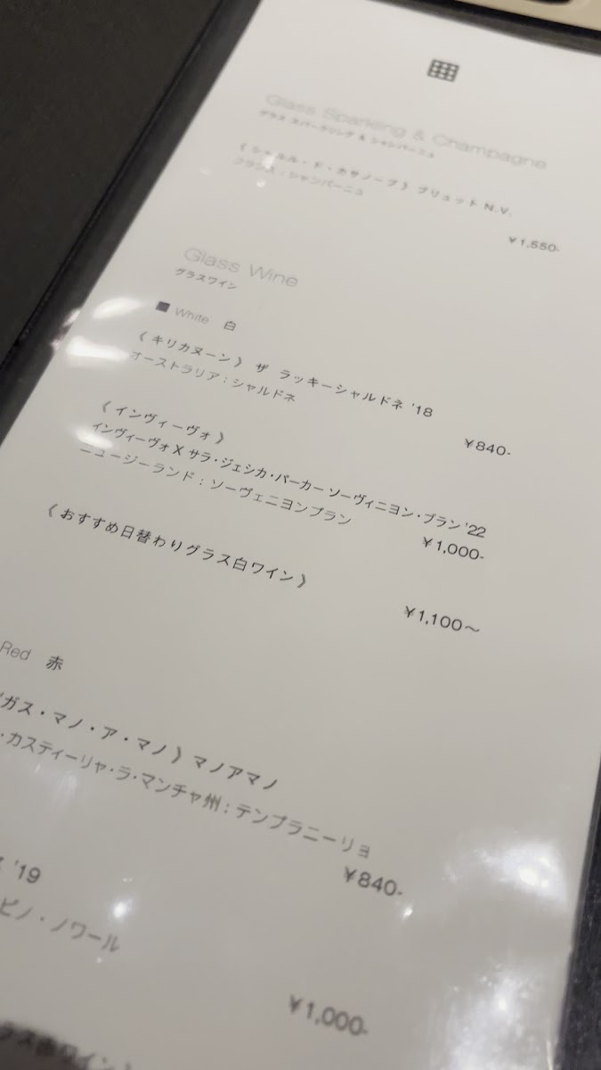 Menu Nakameguro Iguchi Honten-2