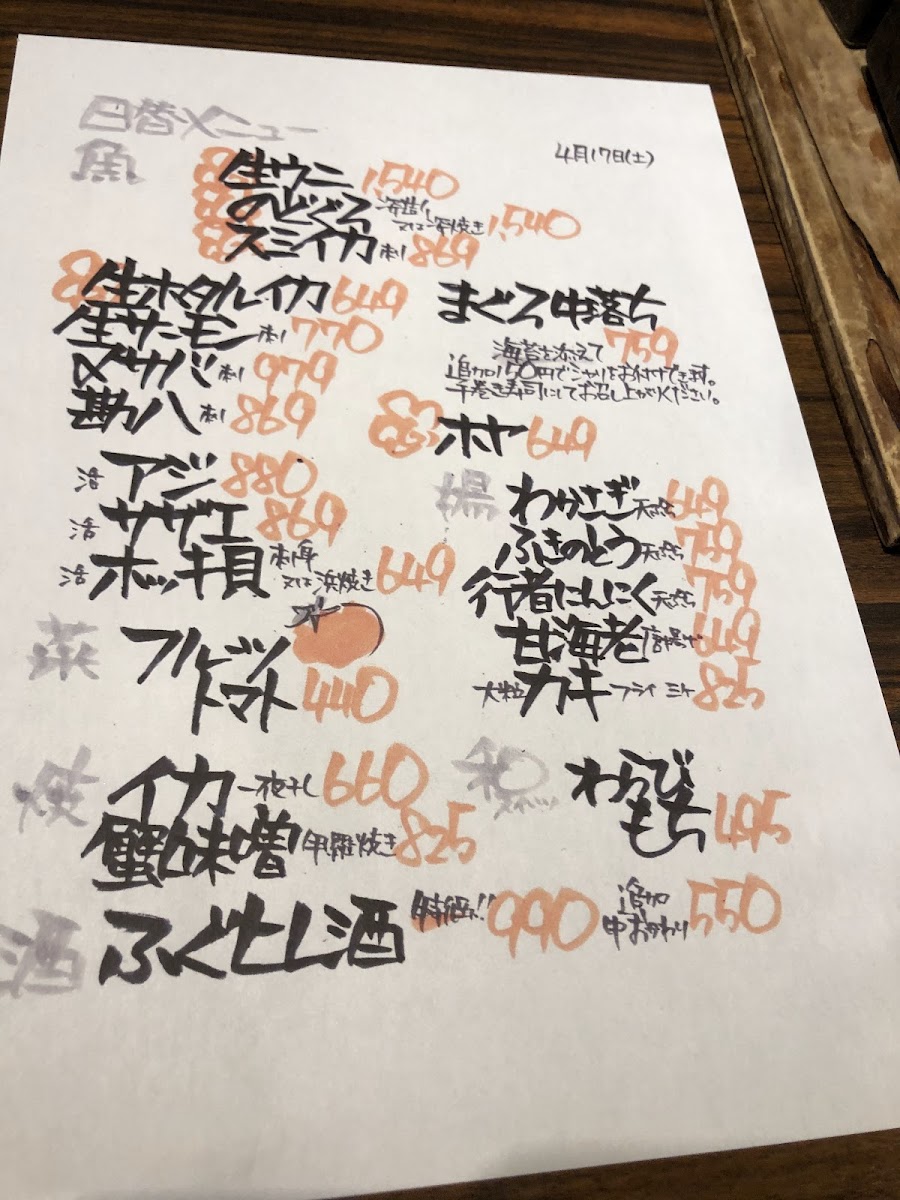 Menu Nakanaka Kawagoe-9