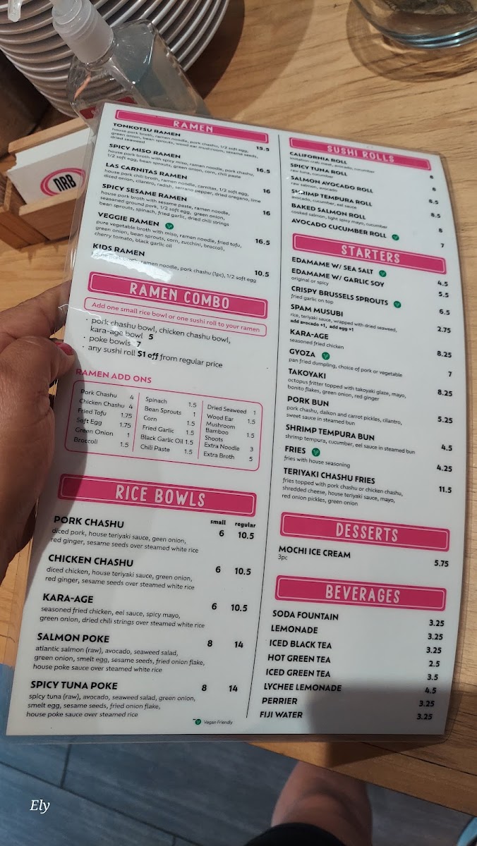 Menu Nakazo Ramen Bistro-2