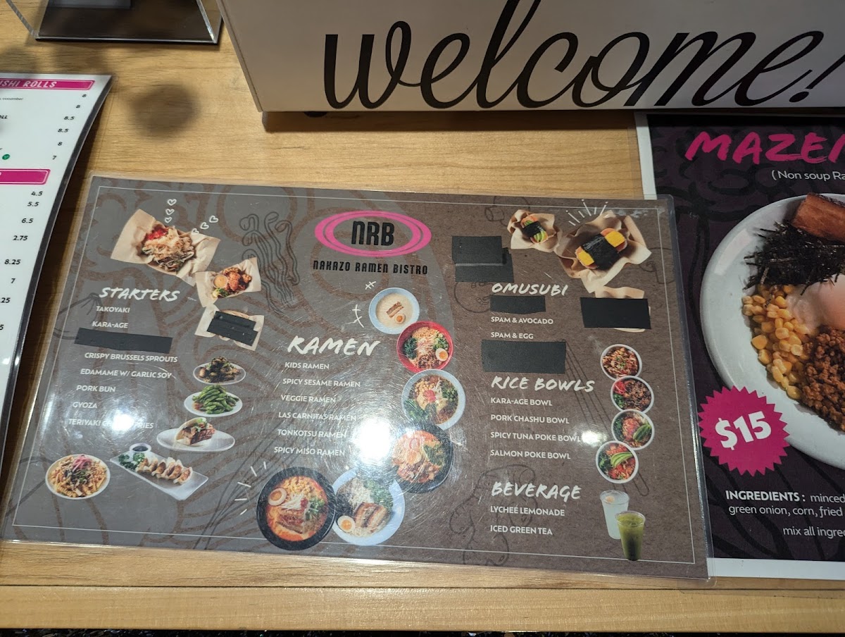 Menu Nakazo Ramen Bistro-9