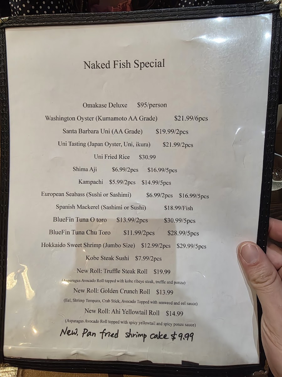 Menu Naked Fish Sushi-4