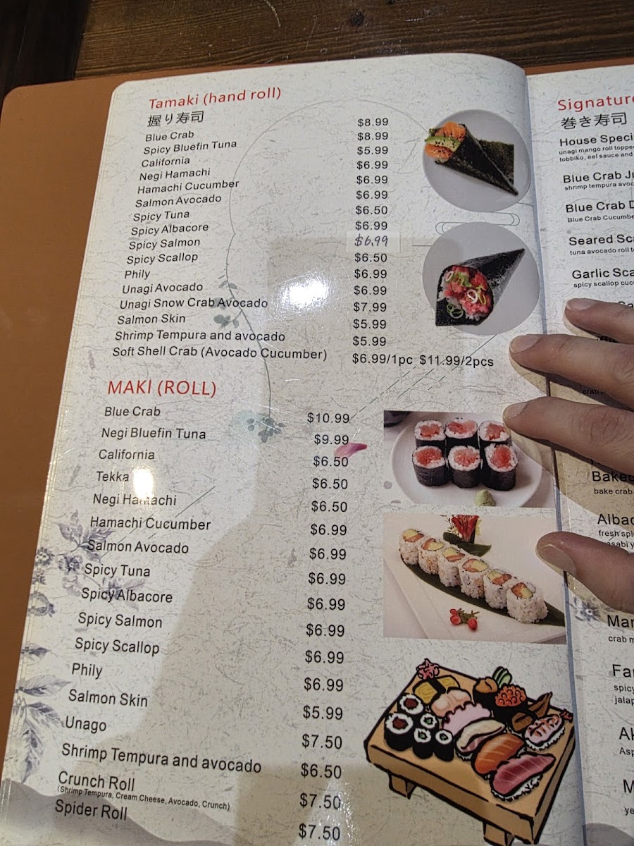 Menu Naked Fish Sushi-7