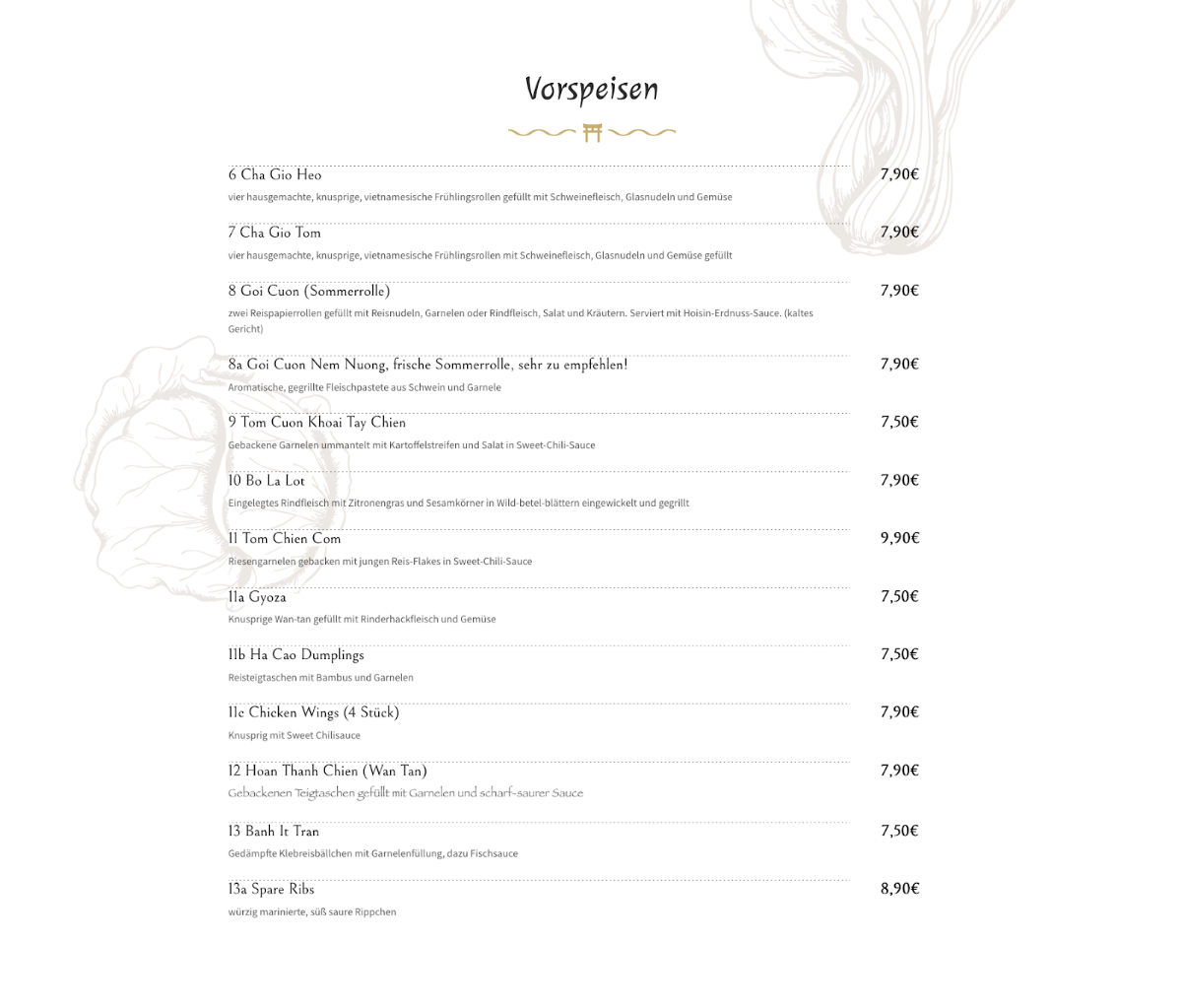 Menu Nam Giao 31-4