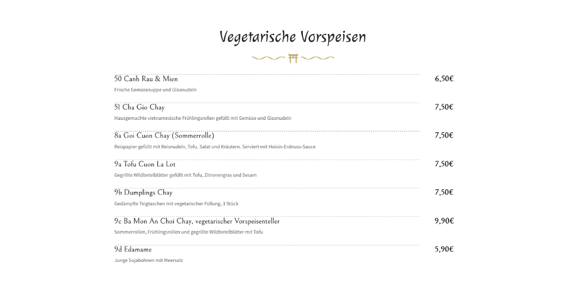 Menu Nam Giao 31-5