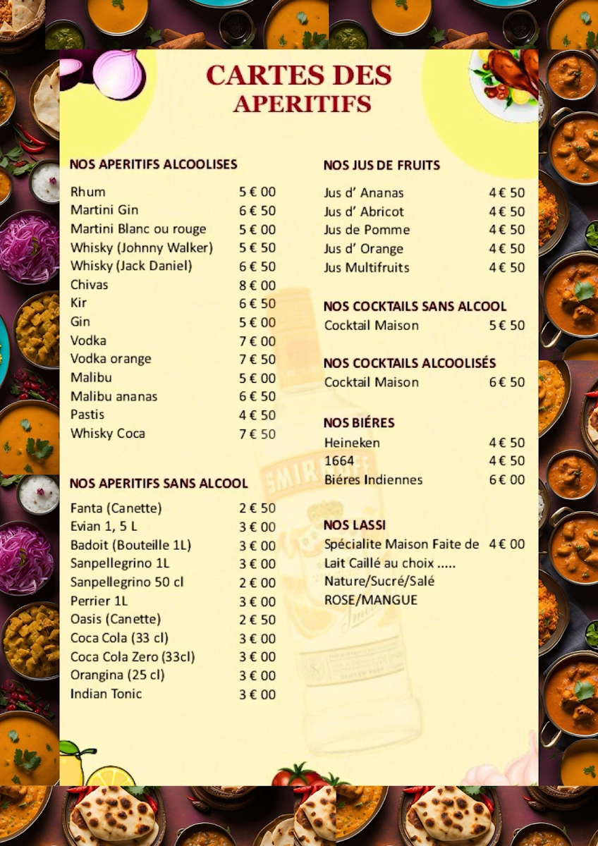 Menu Namaste India-2