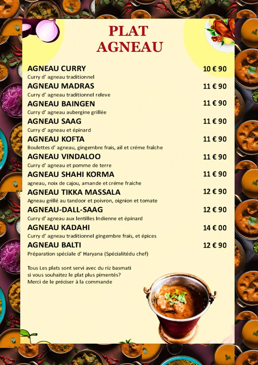Menu Namaste India-5