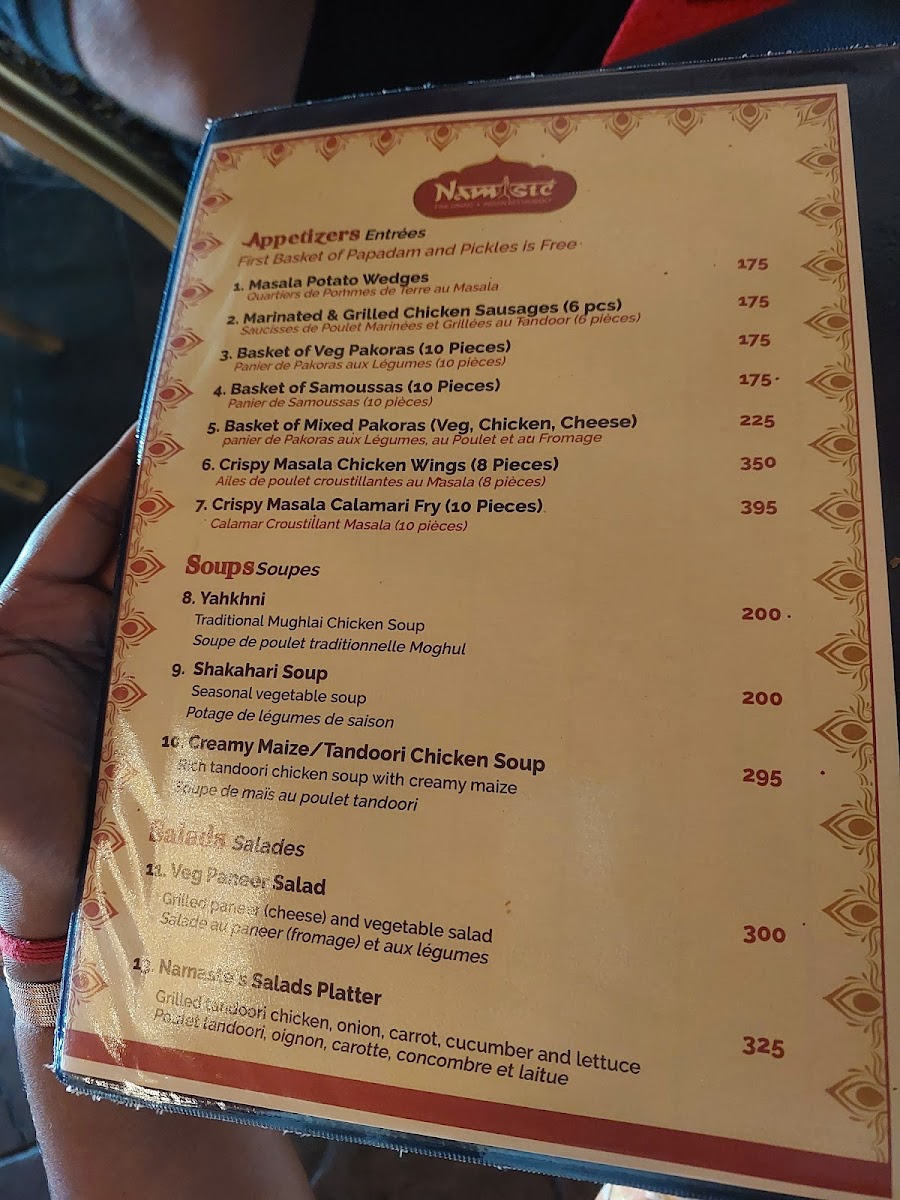 Menu Namaste Restaurant-6