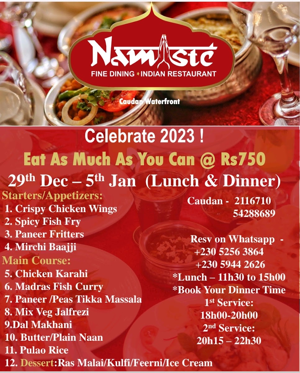 Menu Namaste Restaurant-7