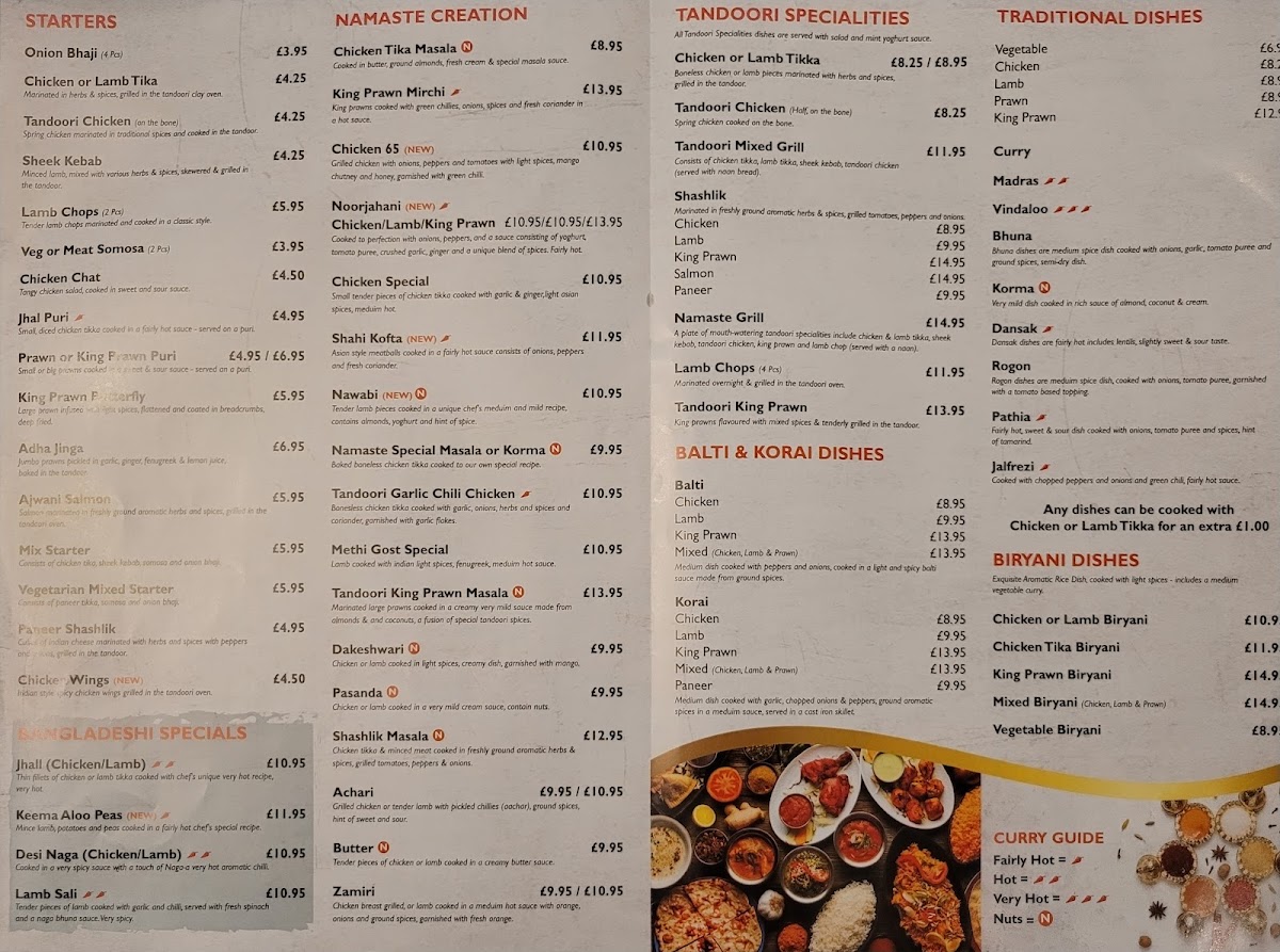 Menu Namaste Swanley!-2