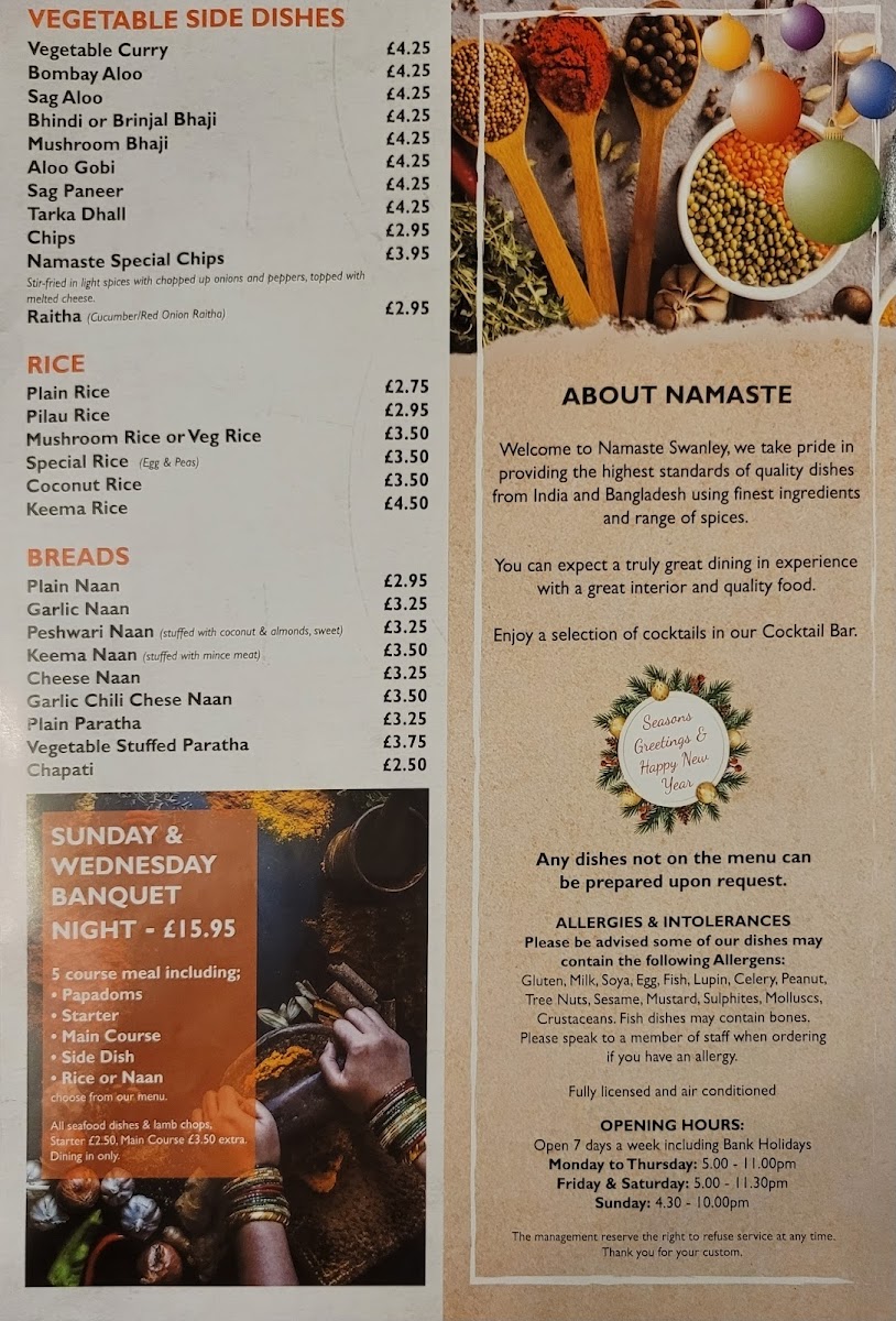 Menu Namaste Swanley!-3