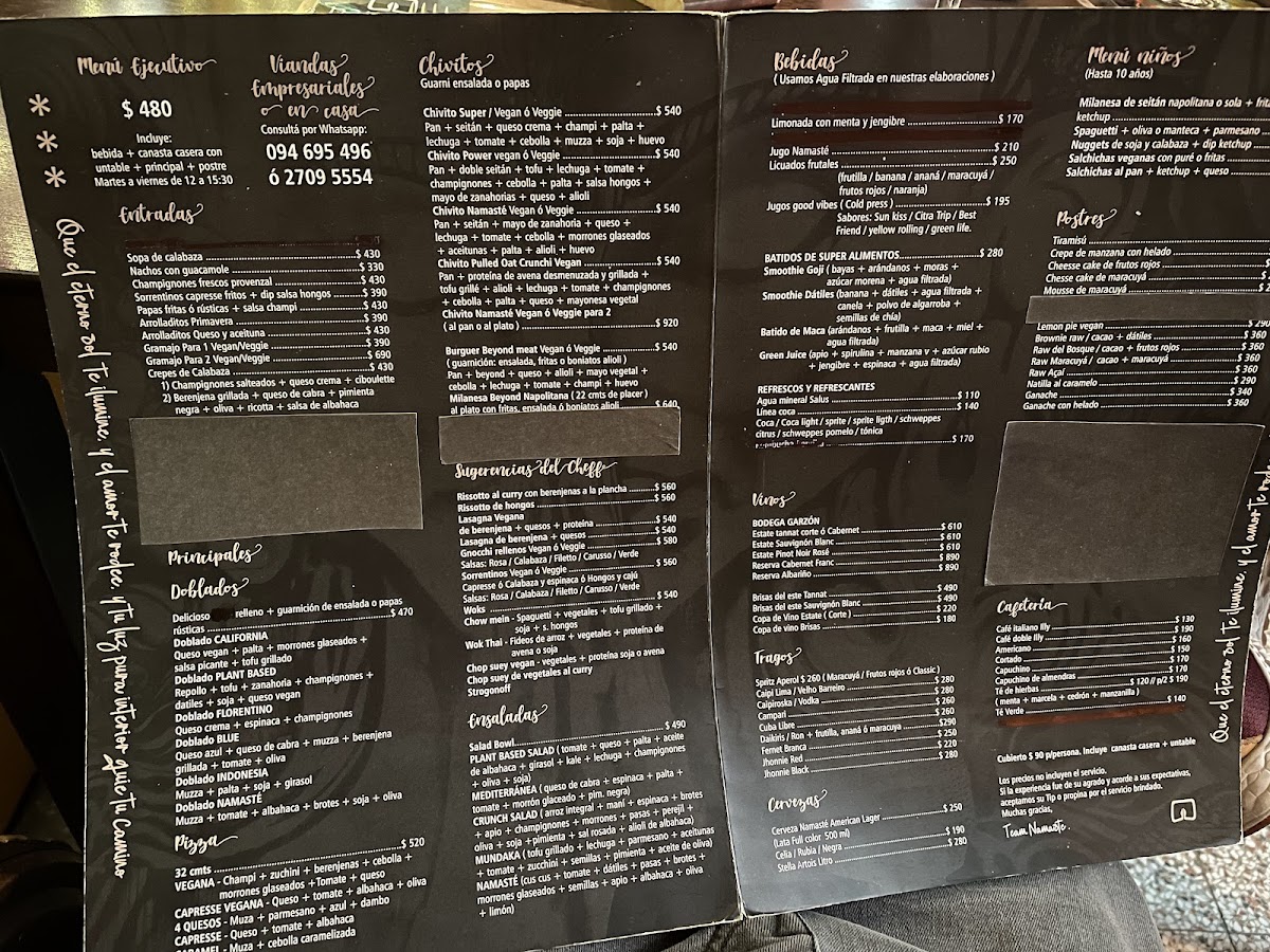 Menu Namaste-10