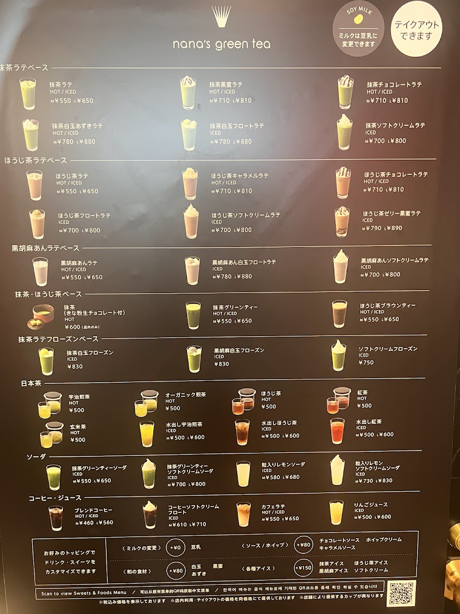Menu Nana's Green Tea-5