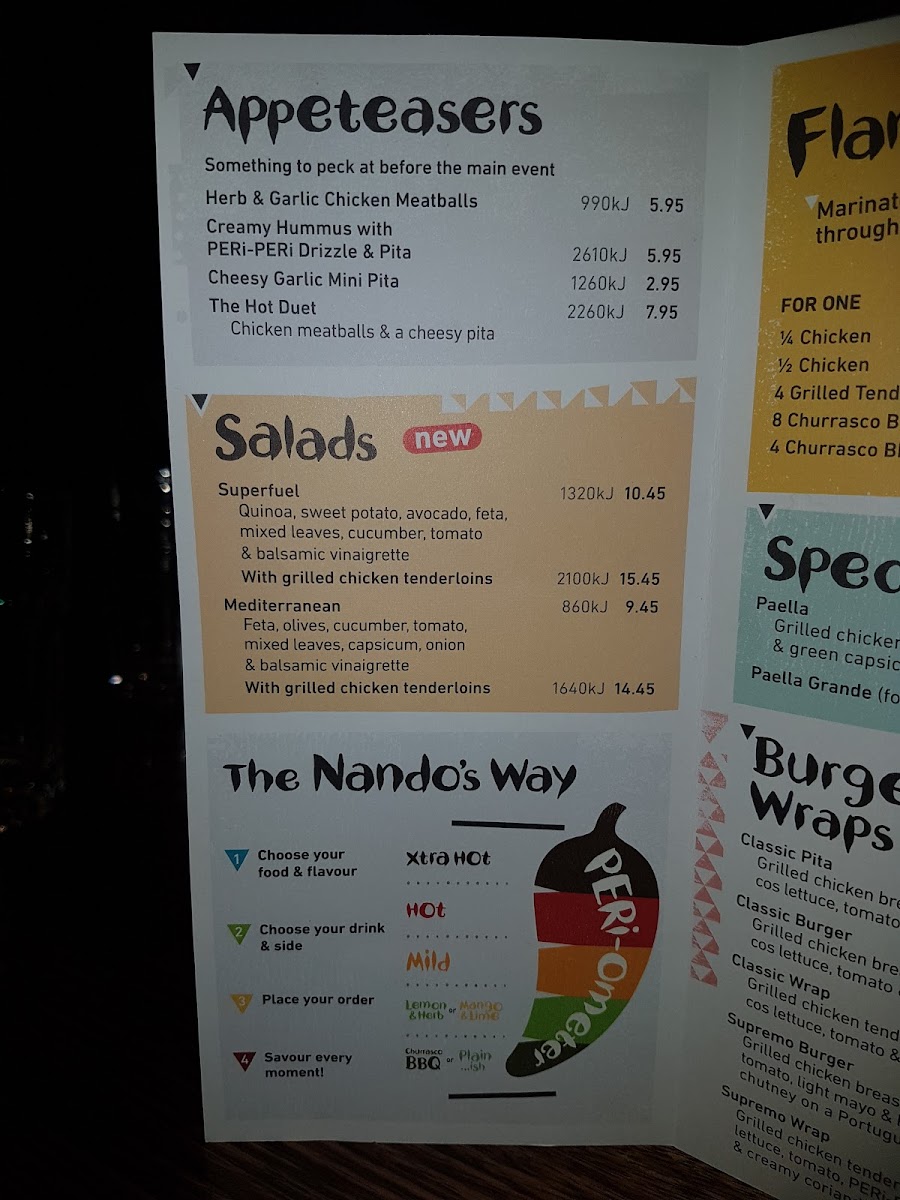 Menu Nando's Coburg-3