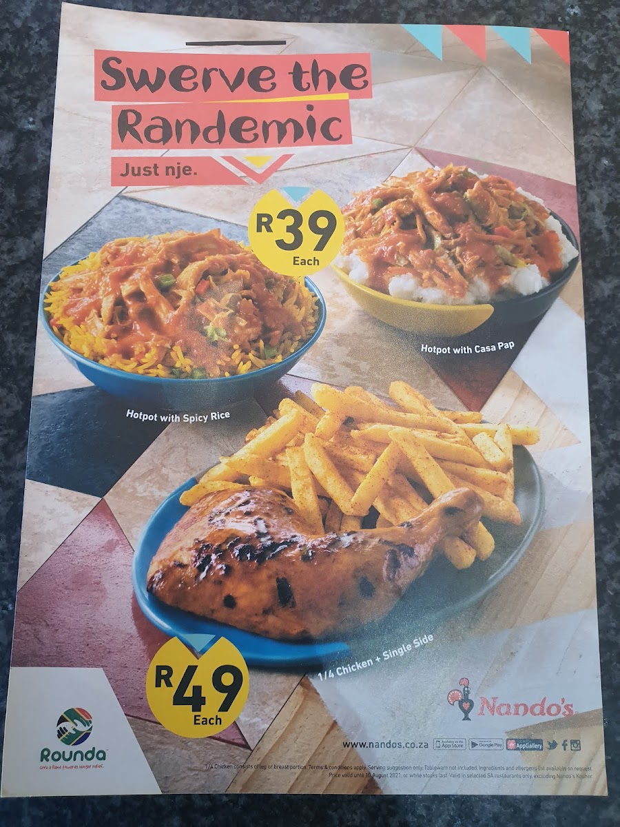 Menu Nando's Florida-1