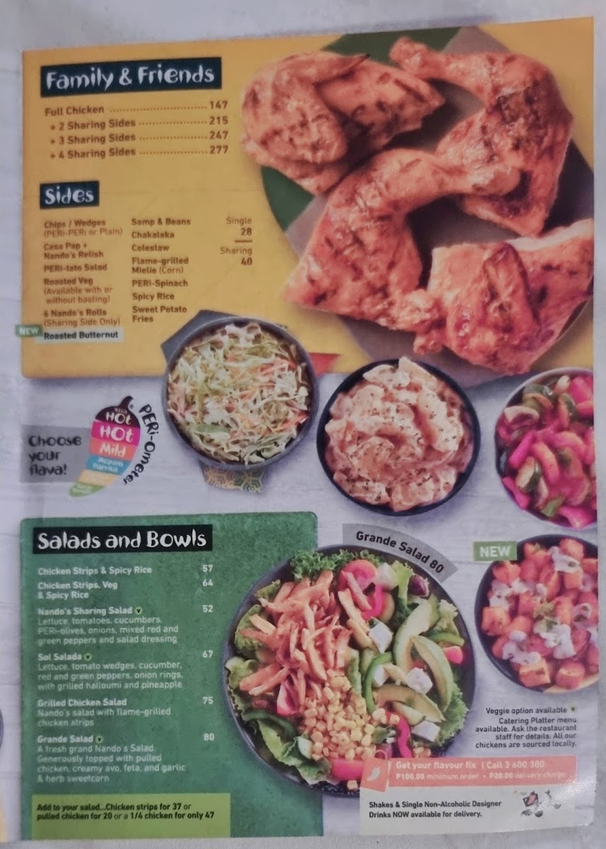 Menu Nando's Kasane-2