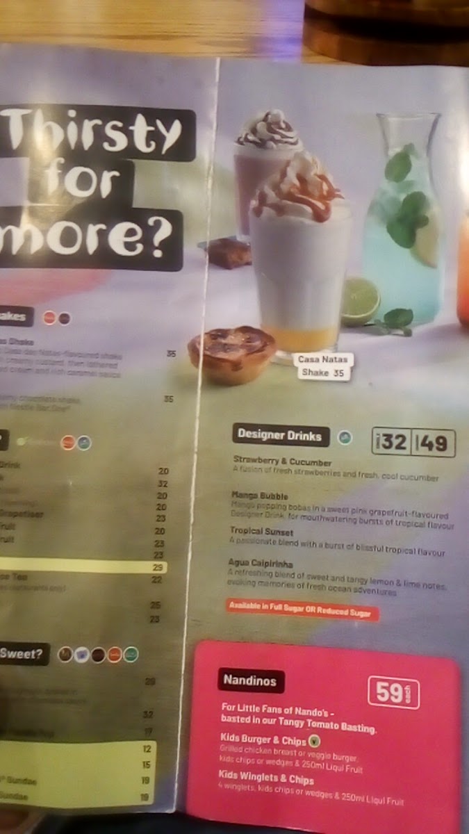 Menu Nando's Kasane-3