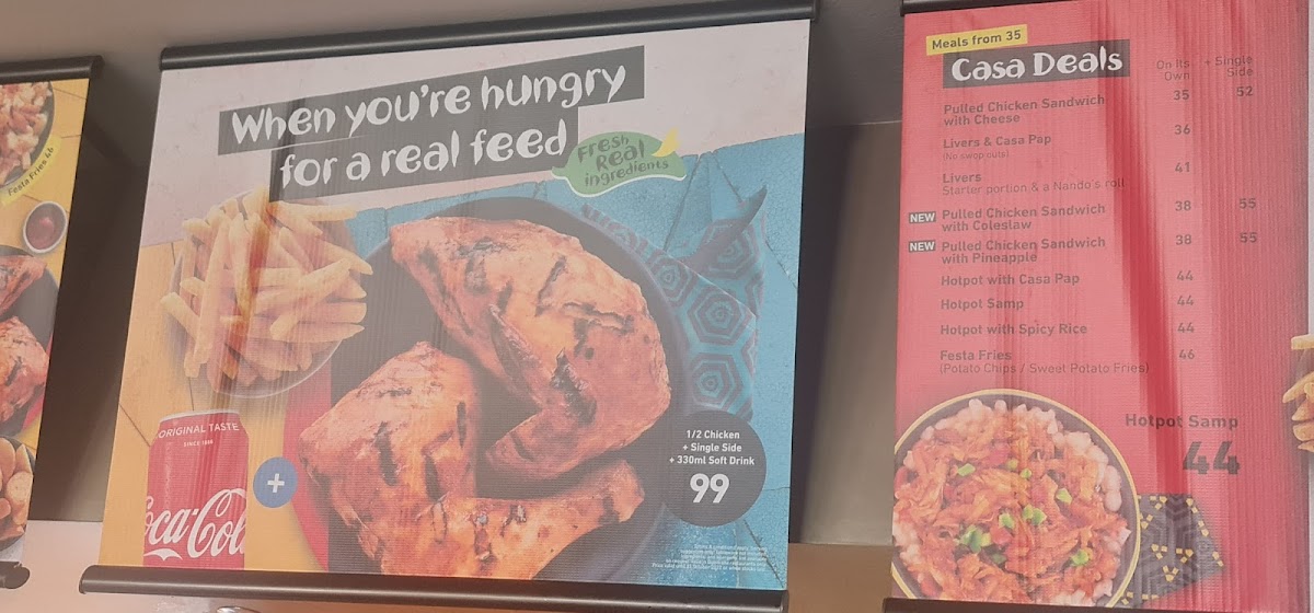 Menu Nando's Kasane-7