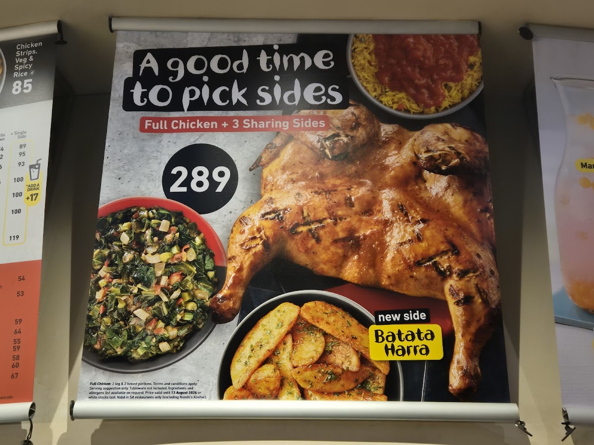 Menu Nando's Krugersdorp Drive Thru-10