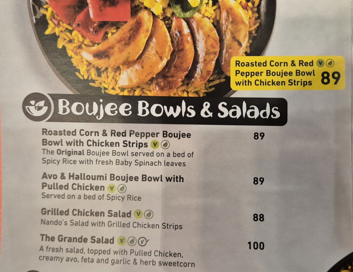 Menu Nando's Krugersdorp Drive Thru-5