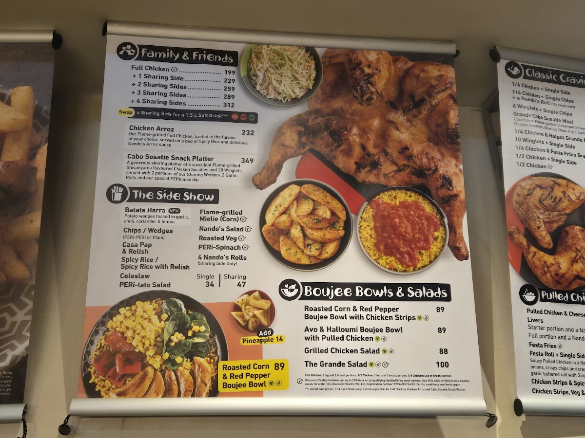 Menu Nando's Krugersdorp Drive Thru-9