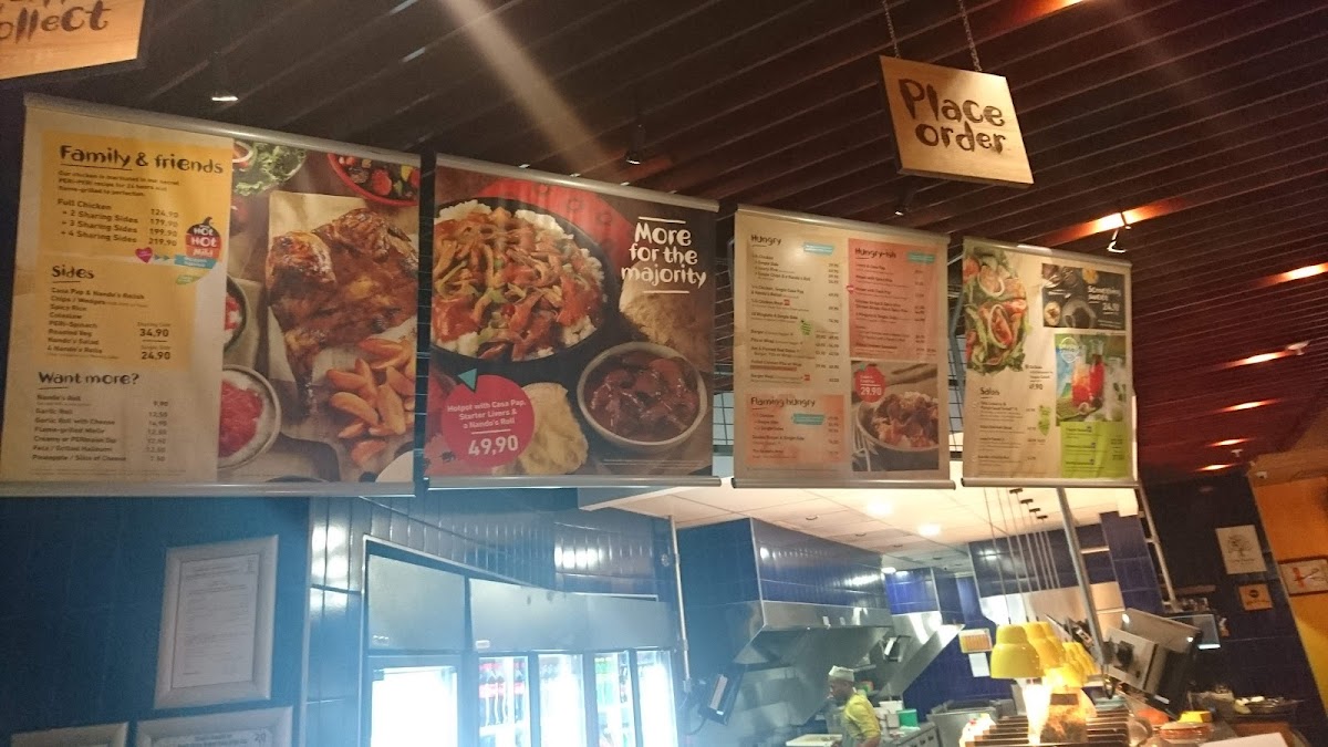 Menu Nando's Midlands Mall-1