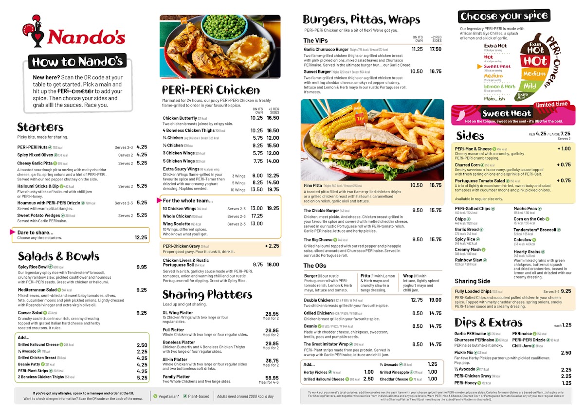 Menu Nando's Stamford Street-3