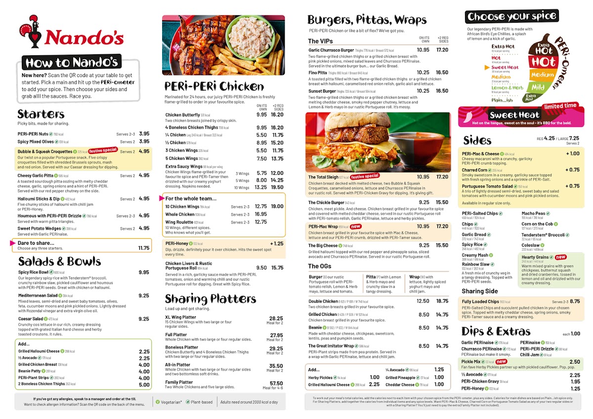 Menu Nando's Stamford Street-4