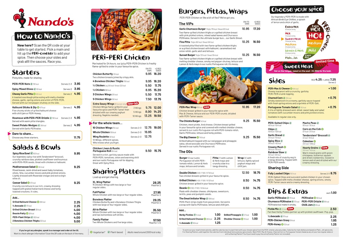 Menu Nando's Stamford Street-5
