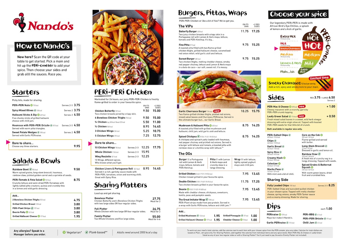 Menu Nando's Walkden-9