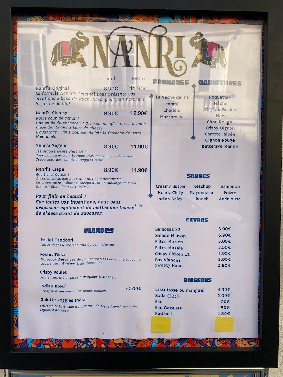 Menu Nanri-10