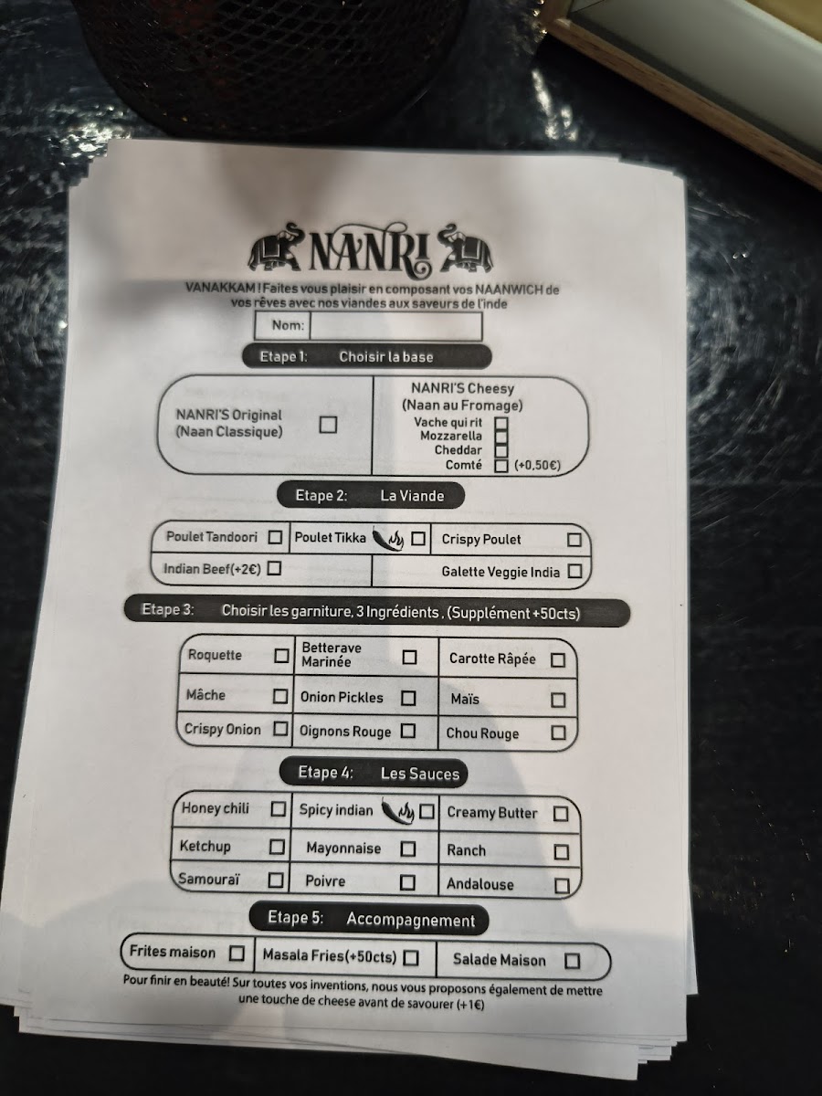 Menu Nanri-5