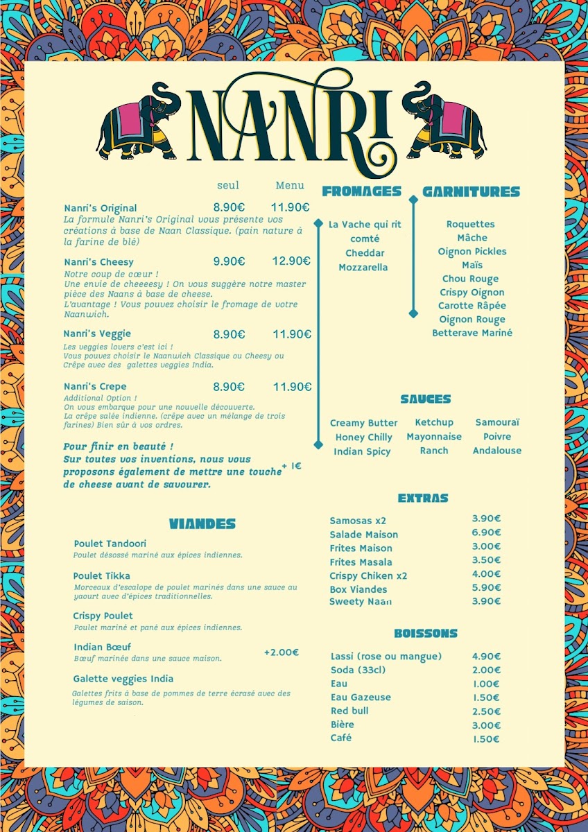 Menu Nanri-8