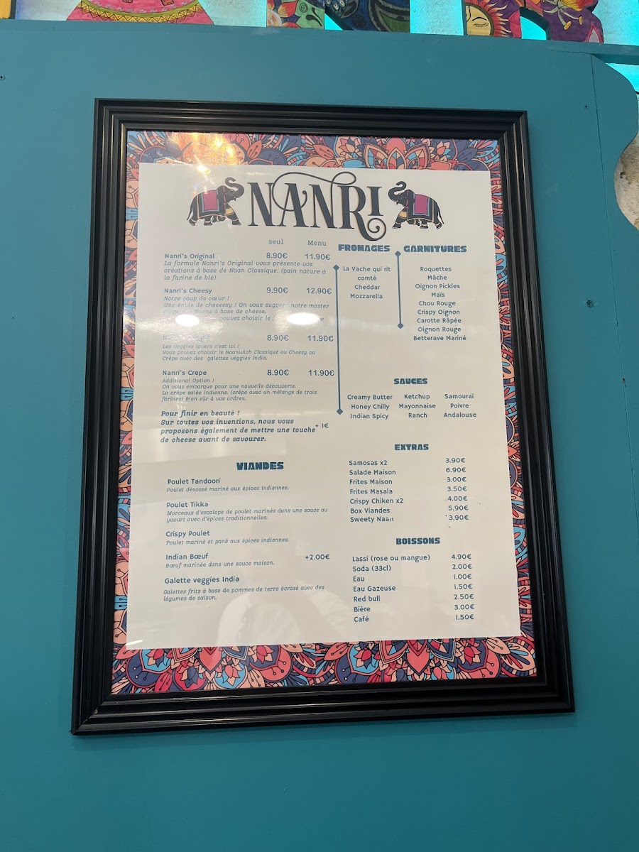 Menu Nanri-9