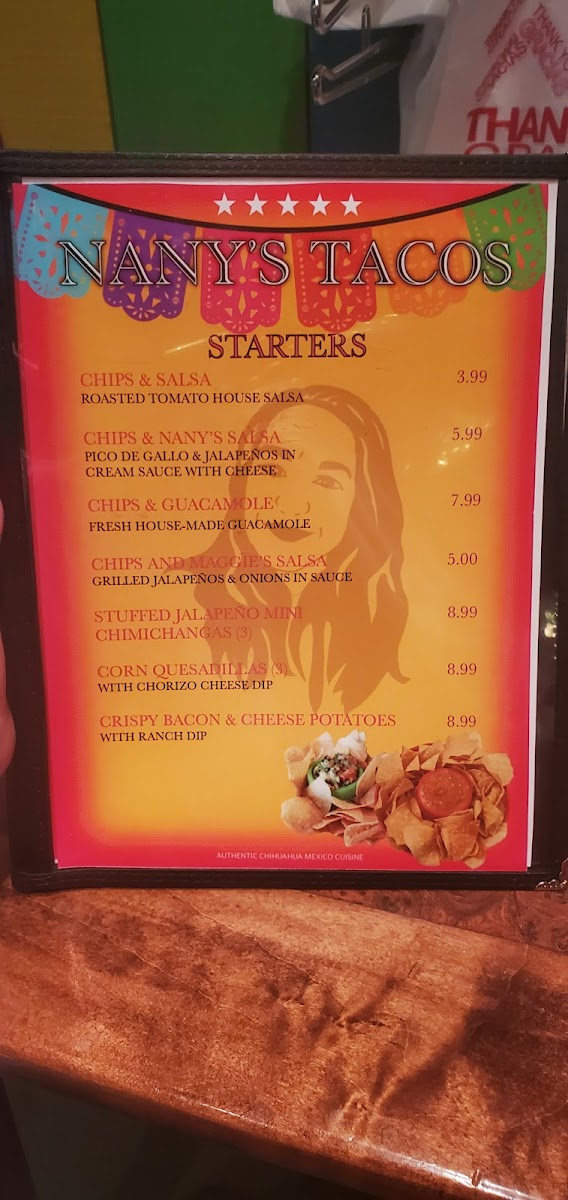 Menu Nanys Tacos-5