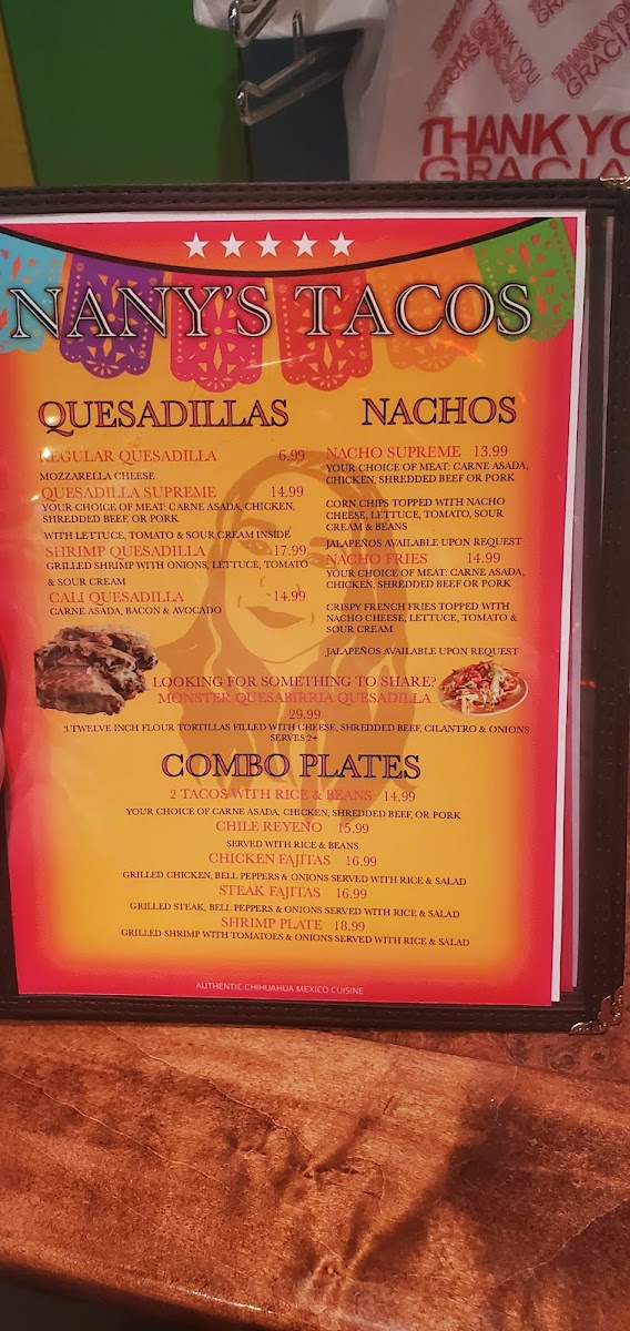 Menu Nanys Tacos-7