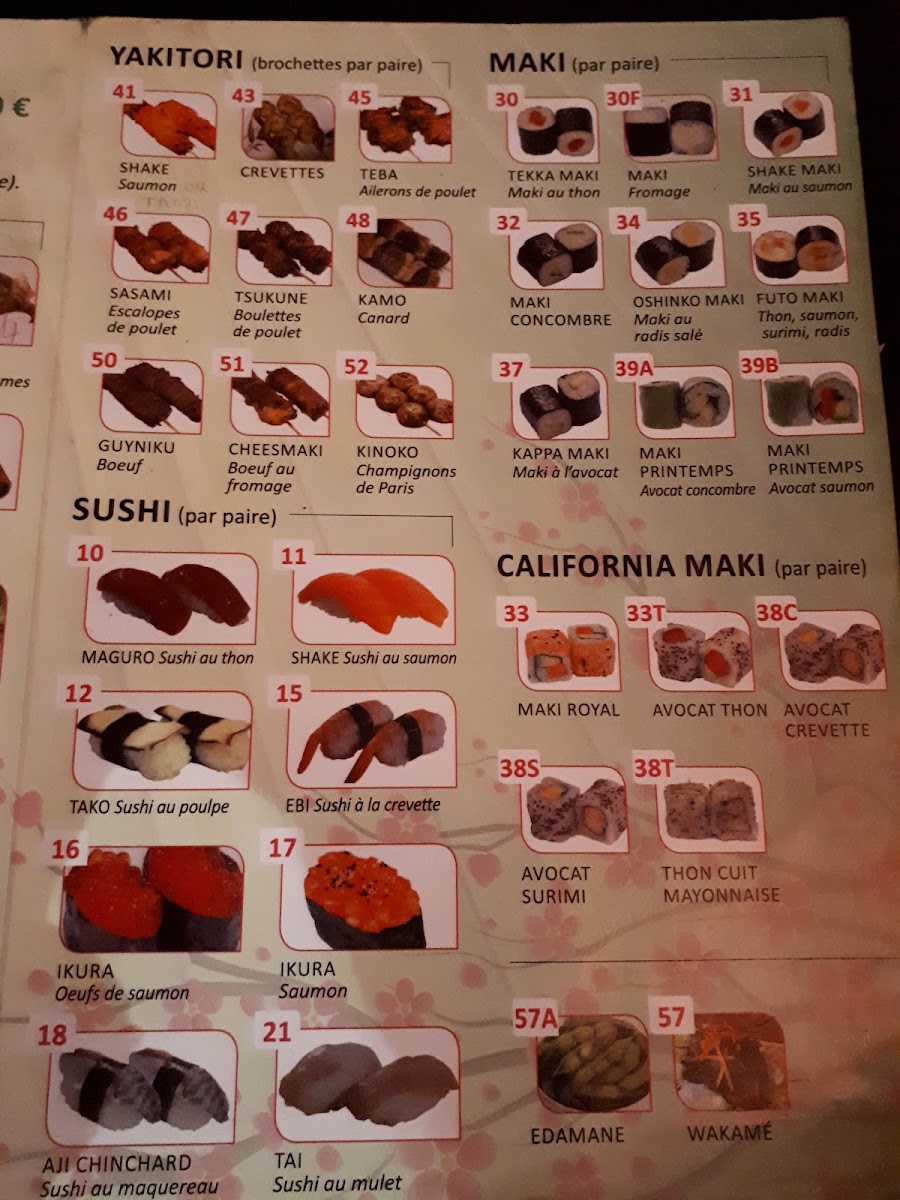 Menu Naoki-9