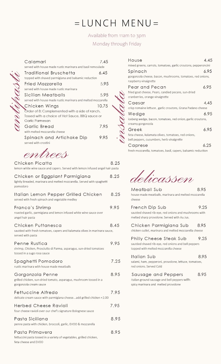 Menu Naples Italian Ristorante & Pizza-3