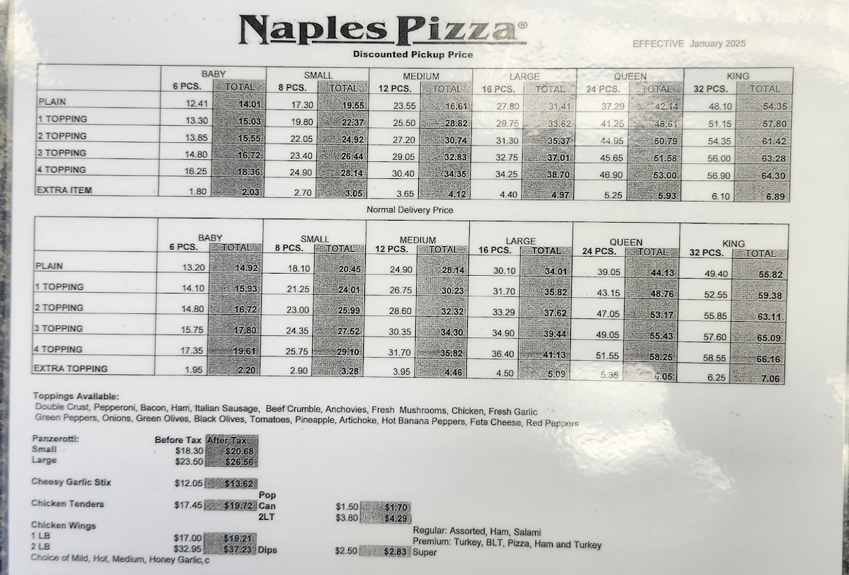 Menu Naples Pizza-1