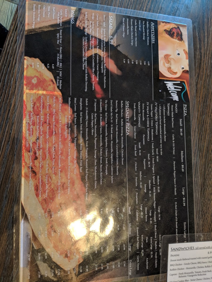 Menu Naples Wood Fired Pizza & Smokehouse Bbq-5