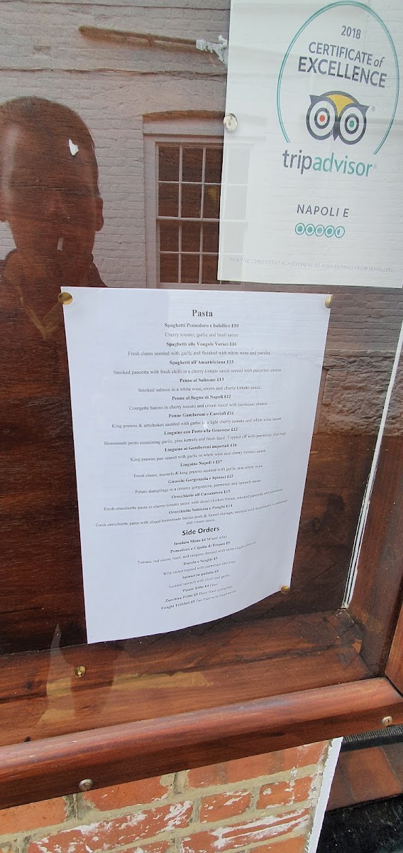 Menu Napoli E-3